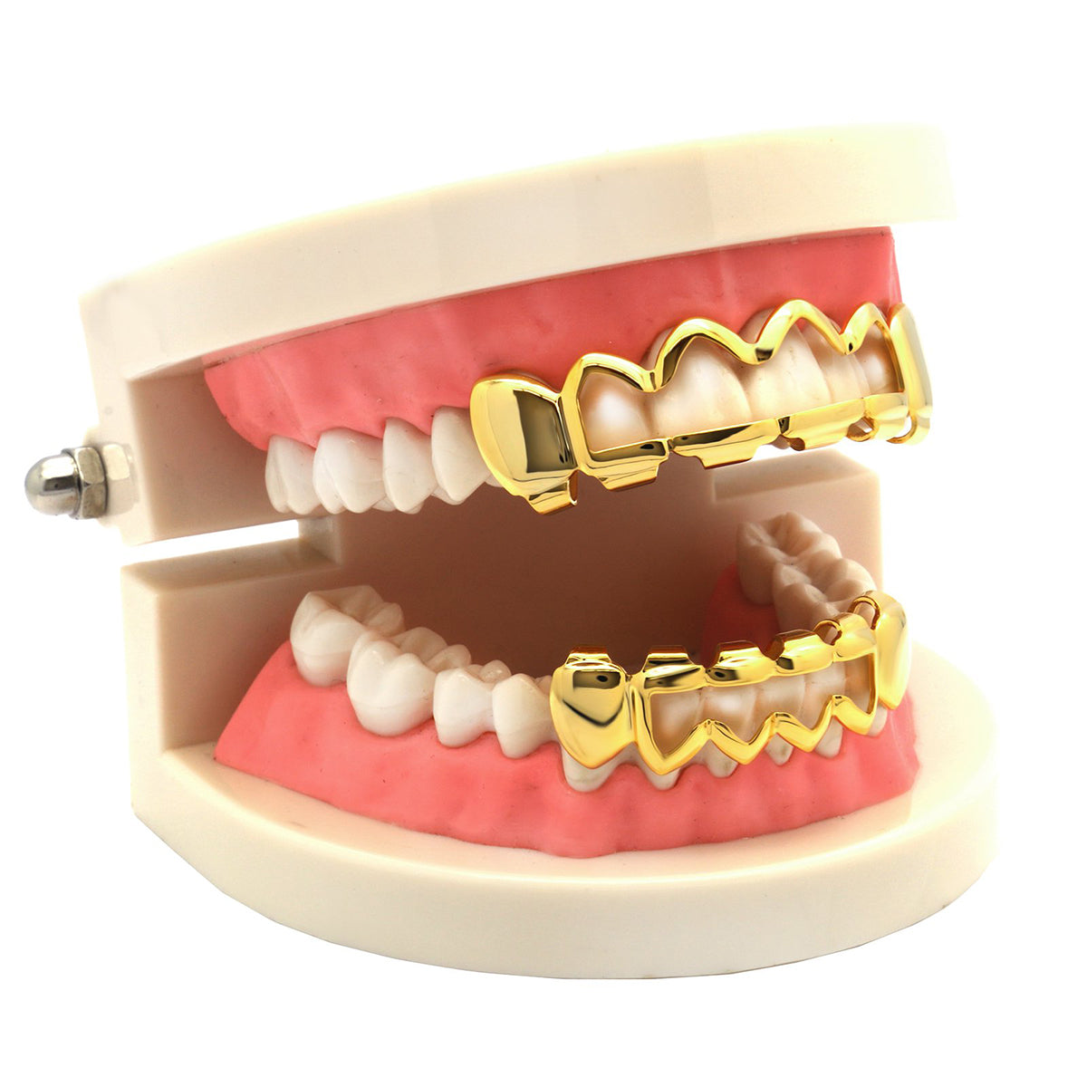GRILLZ SET GOLD WAVE HOLLOW