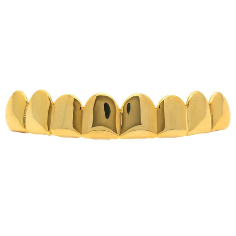 GOLD TOP GRILLZ 8 TEETH