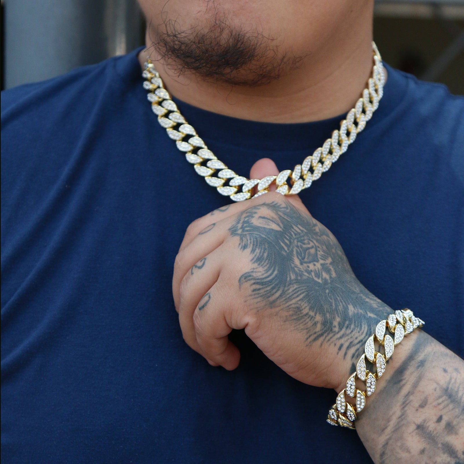 FULLY ICED OUT 18"-30" (Gold)