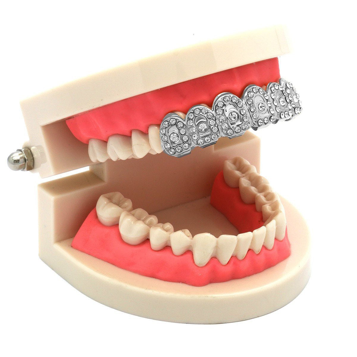 SILVER TOP GRILLZ CROWN