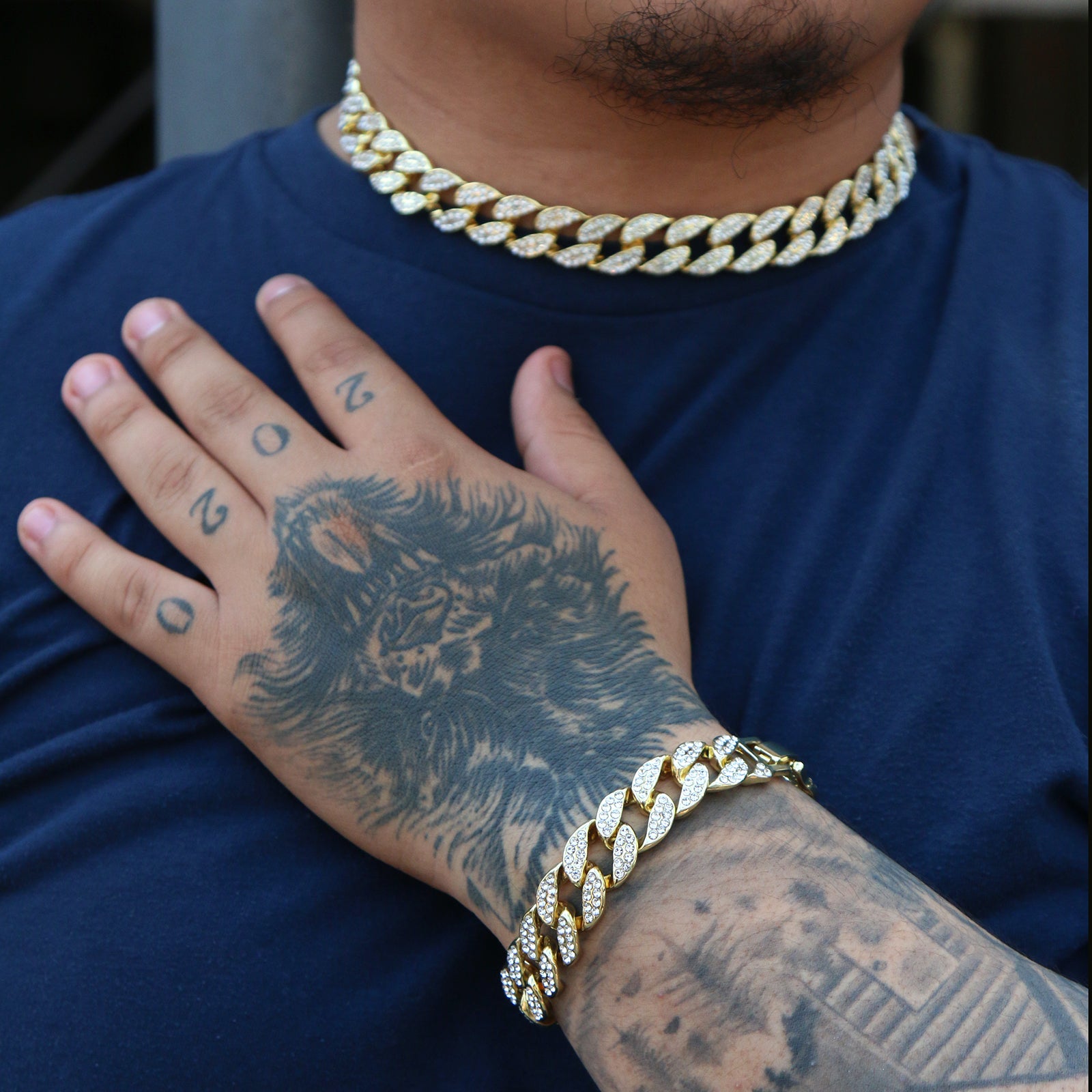 FULLY ICED OUT 18"-30" (Gold)