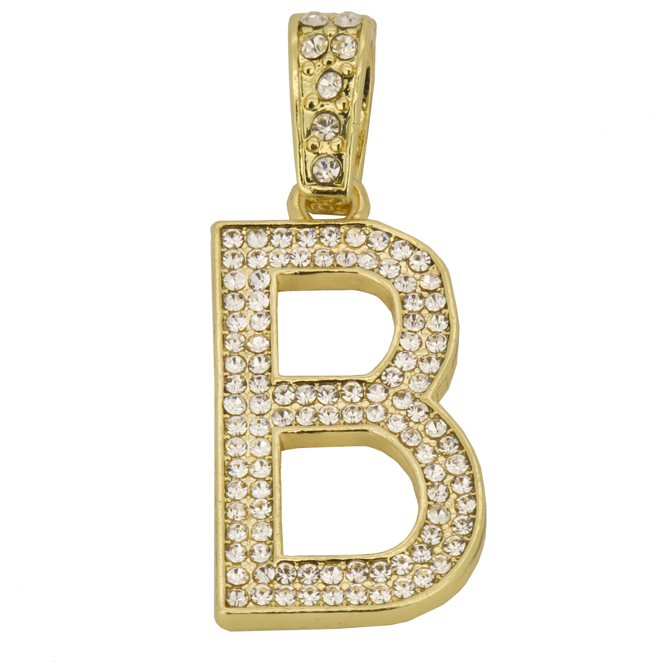 CUBAN CHAIN ALPHABET PENDANT A-Z