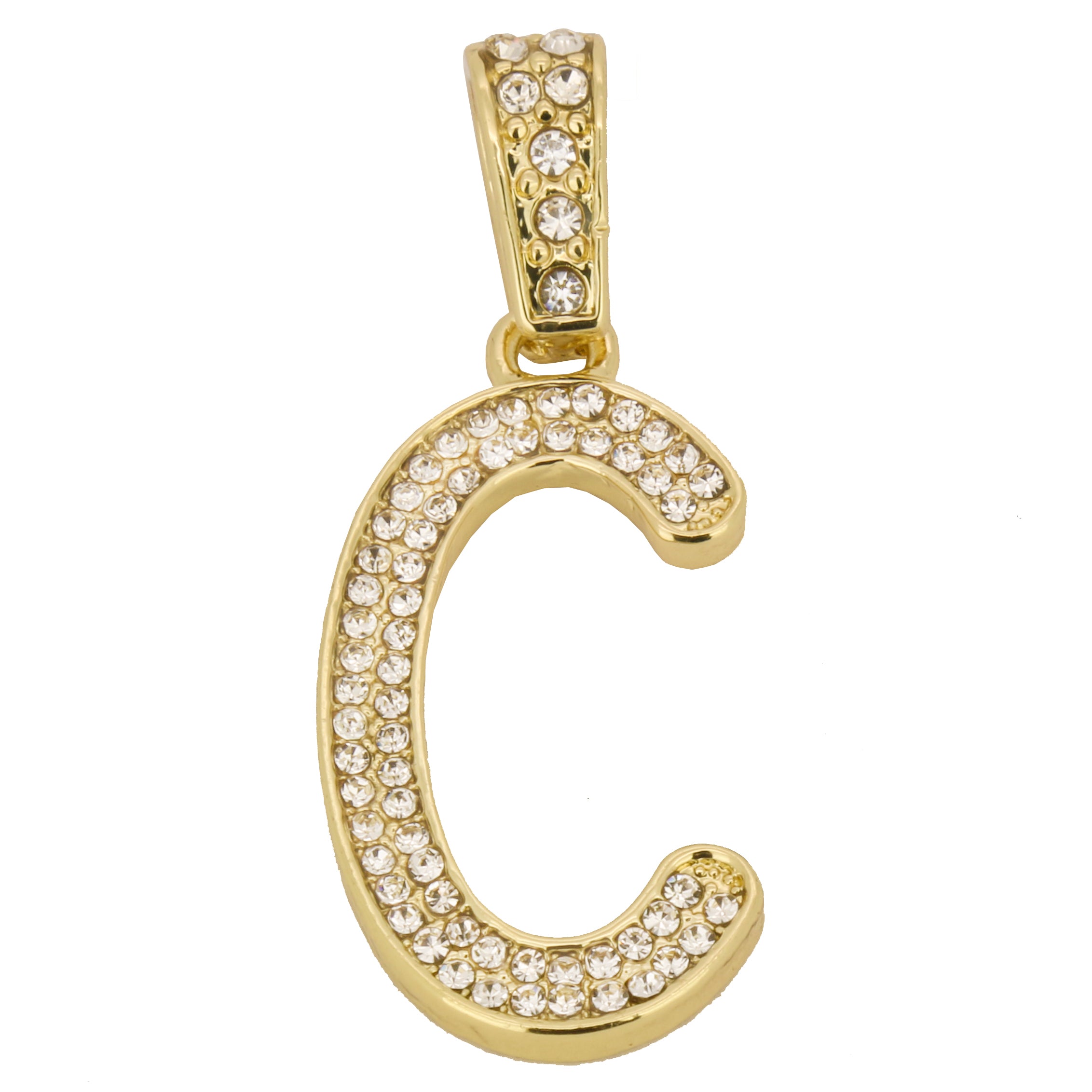CUBAN CHAIN ALPHABET PENDANT A-Z