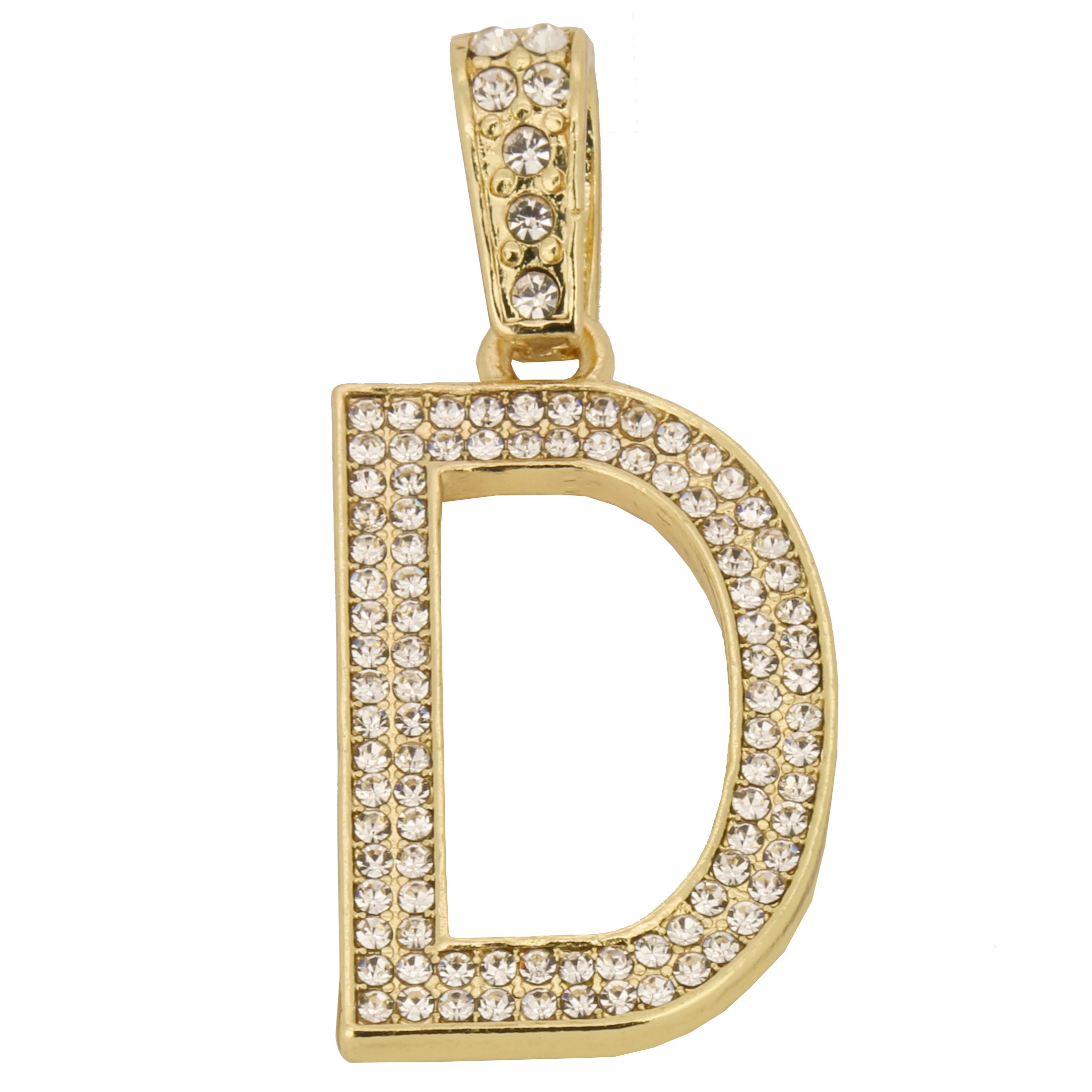CUBAN CHAIN ALPHABET PENDANT A-Z