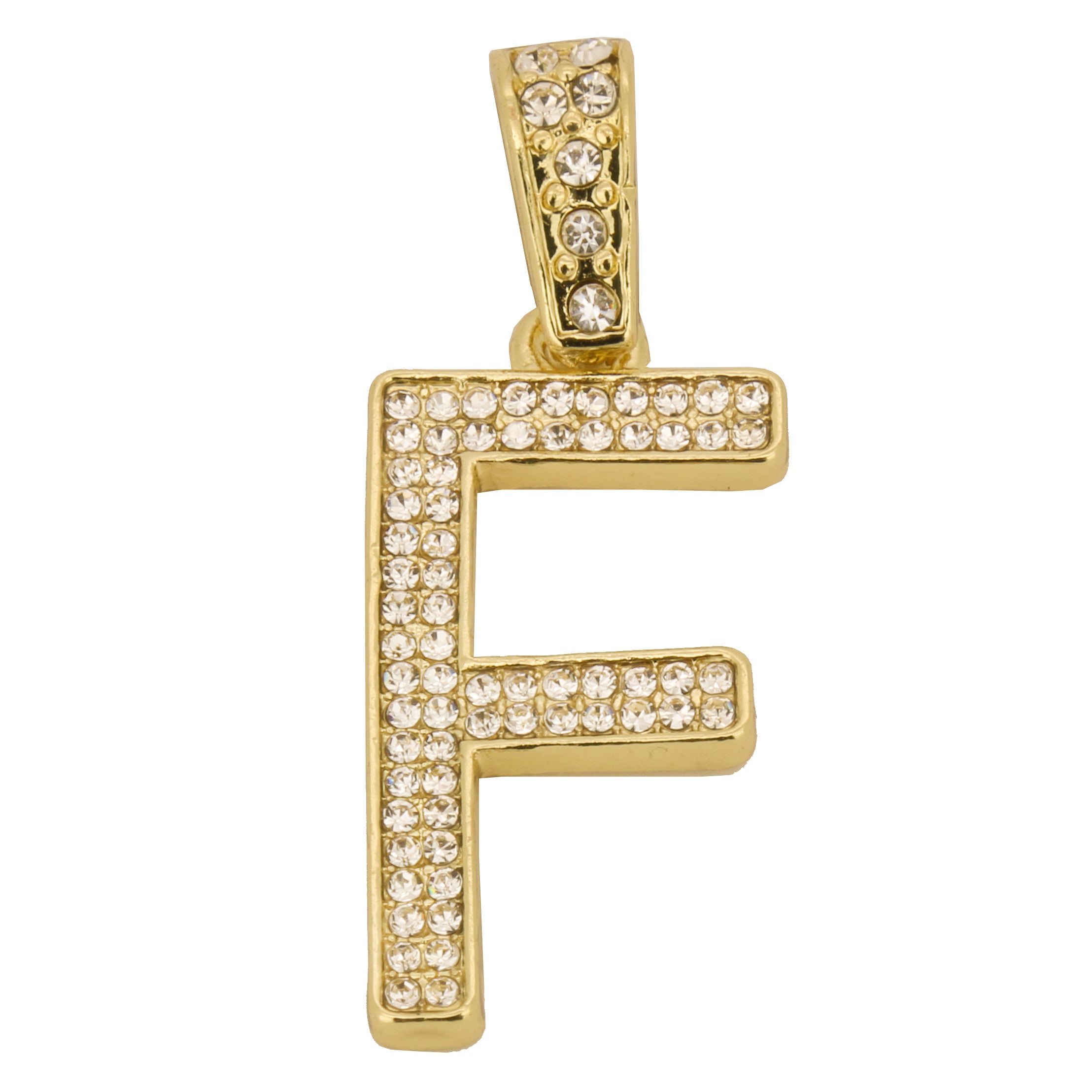 CUBAN CHAIN ALPHABET PENDANT A-Z