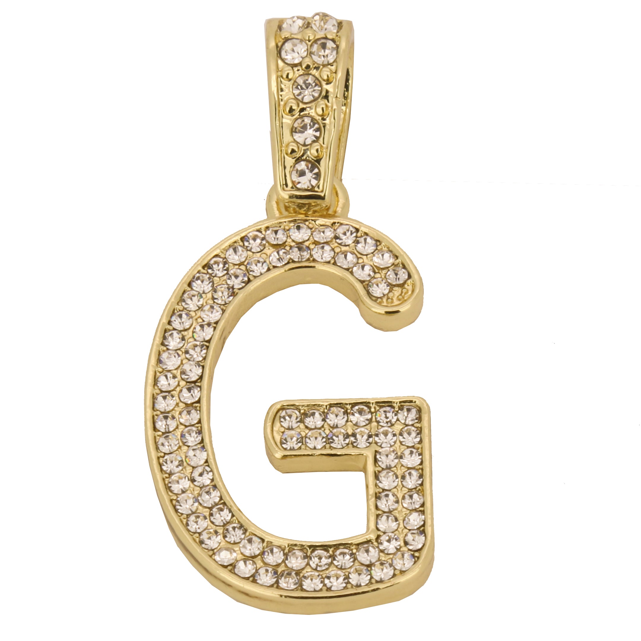 CUBAN CHAIN ALPHABET PENDANT A-Z