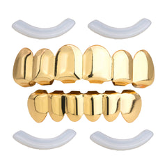 18k GOLD TOP & BOTTOM GRILLZ