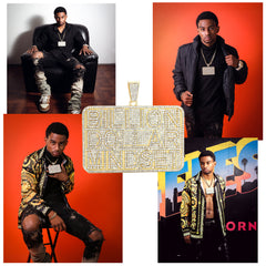 XXL 14K Billion Dollar Iced Pendant & 14mm Cuban Chain – 4" Bling