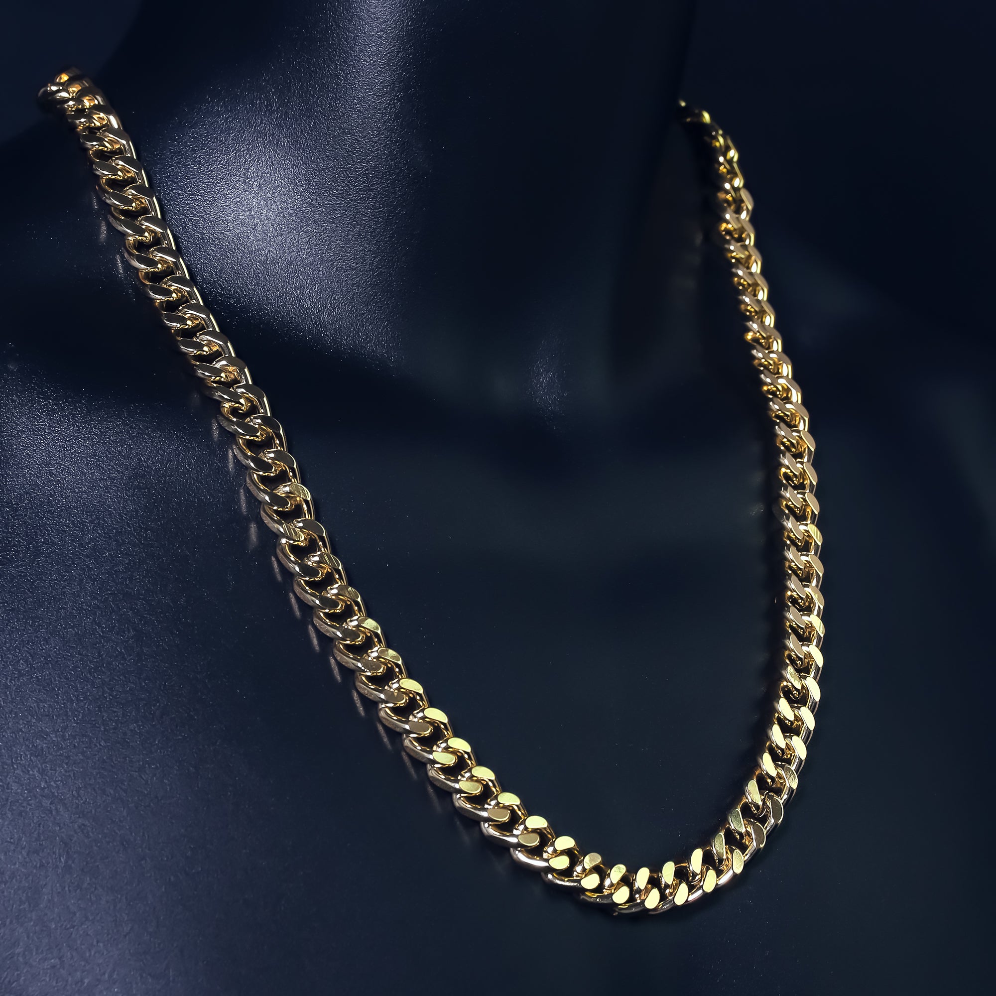 Copy of 14k Chain 3pcs Bundle 18" Tennis Choker 20" Paper Clip Link & 24" Miami Cuban Chain