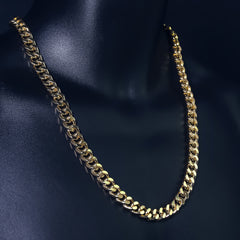 14k Chain 3pcs Bundle 18" Tennis Choker 20" Puff Mariner  & 24" Miami Cuban Chain