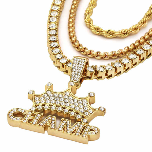 ミュージシャン CROWN NECKLACE GOLD ミュージシャン CROWN NECKLACE GOLD 61utKHrC7jL._SY300_QL30_.jpg