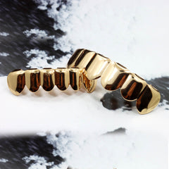 18k GOLD TOP & BOTTOM GRILLZ