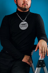 LAST SUPPER PENDANT 20" TENNIS CHAIN WITH GOLD