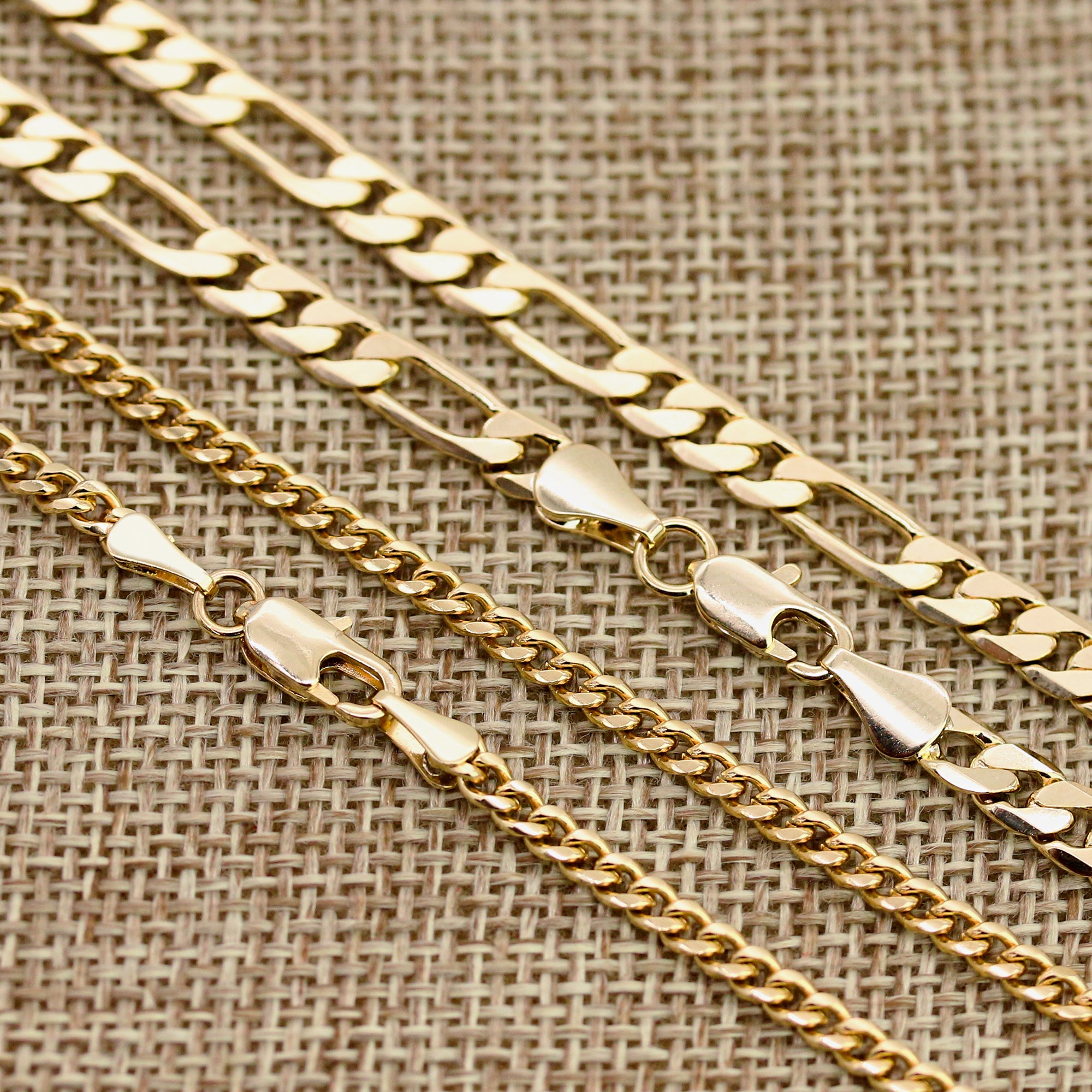 Jesus Curly Hair Diamond Cut Pendant Cuban / Franco Choker Chain 14k Gold Plated