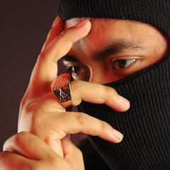 Pyramid Ring 14k Gold Plated