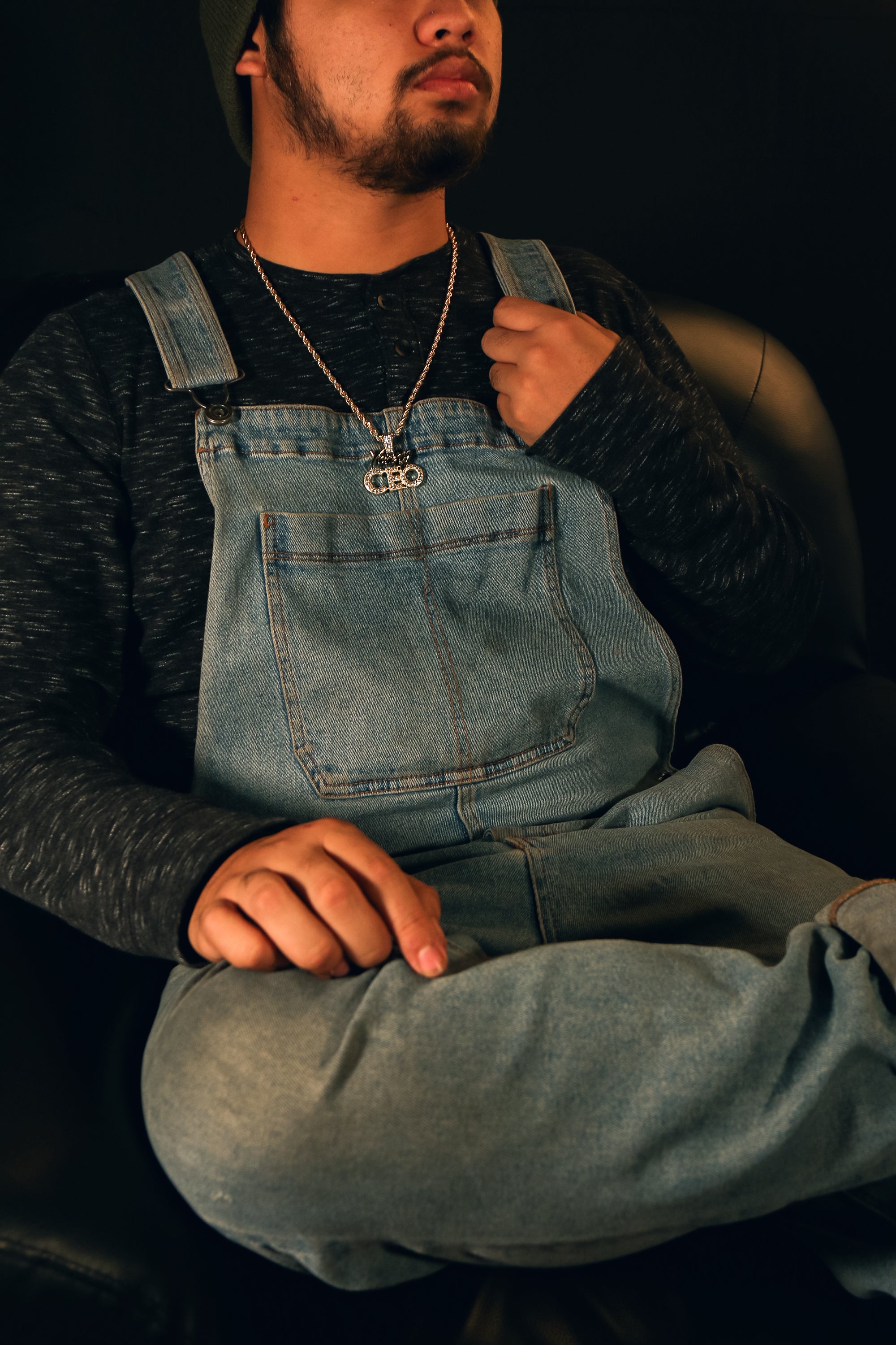 Young CEO Iced Pendant 24" Inch 4mm Rope Chain