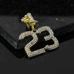 #23 4 Pcs Set Clear Cz Cuban, Tennis & Rope Chain Bundle Gold PT