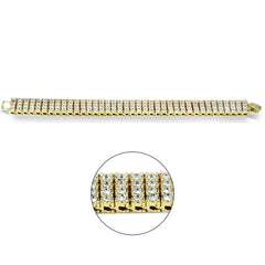 TK Gold Ice Out Techno KING Watch & Bracelet SET