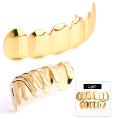 18k GOLD TOP & BOTTOM GRILLZ