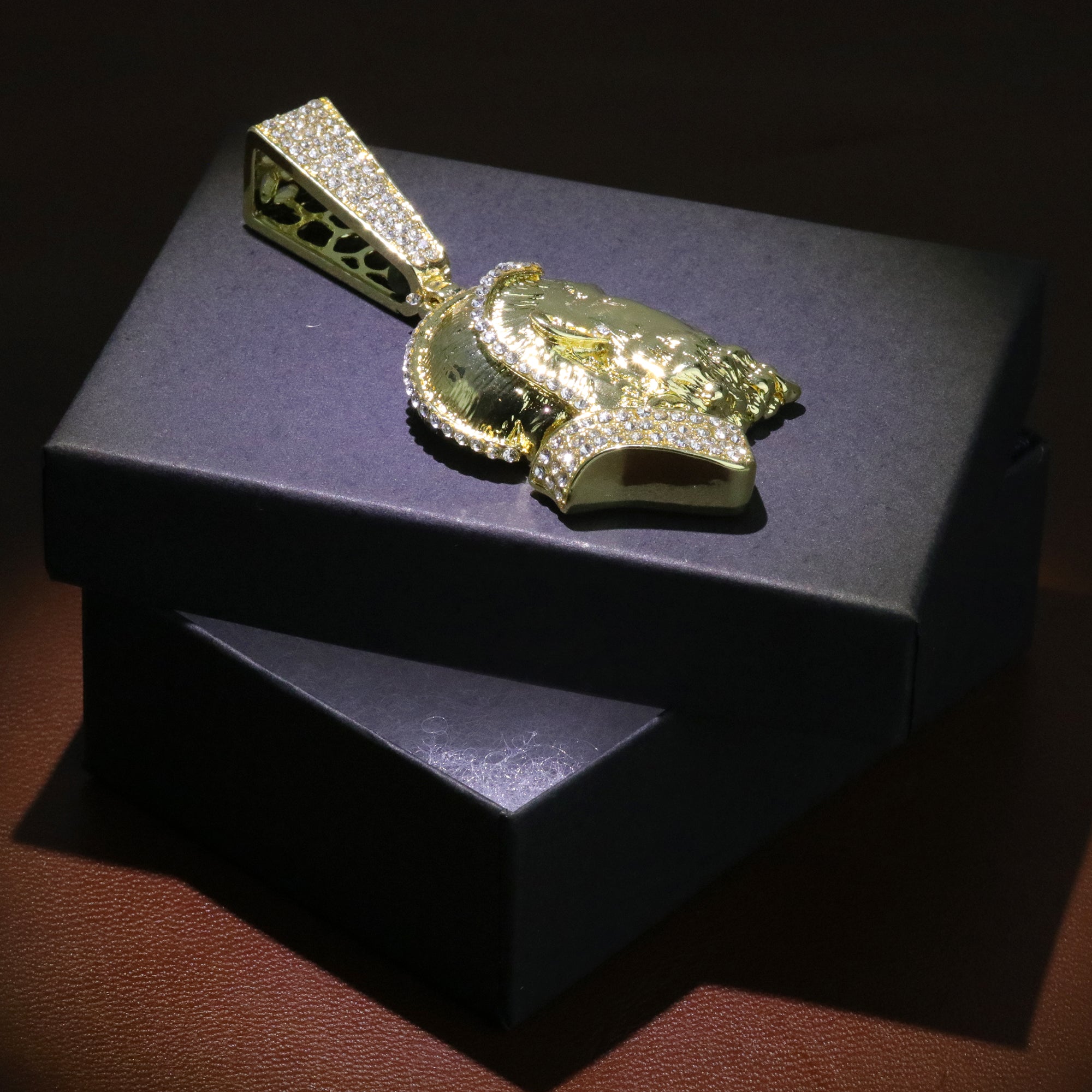 Iced Hussle Pendant Only Jewelry Hip Hop Style 18k Gold Plated