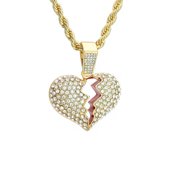 [GET ME BLING] Heart King Necklace ★すぐ品切れ★ GODSIZE - 《受注生産》 THORNY HEART [LARGE] #2 NECKLACE with