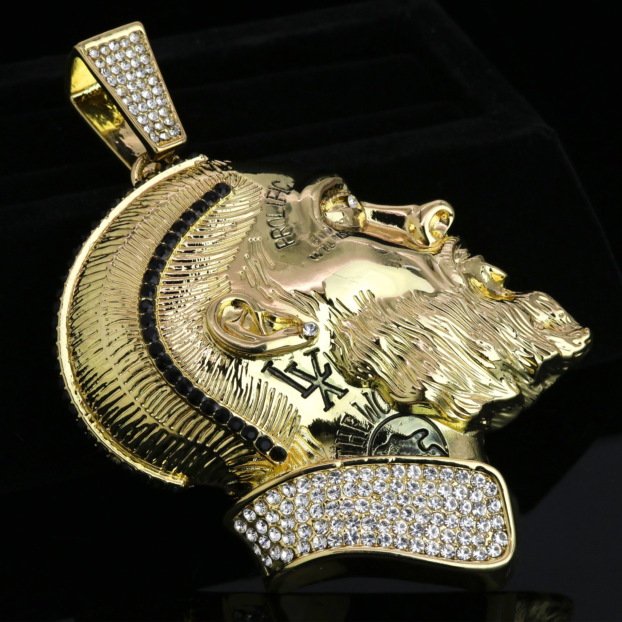 Nipsey Hussle 3D Face Pendant & Iced Cuban Chain – XXL Hip Hop Jewelry