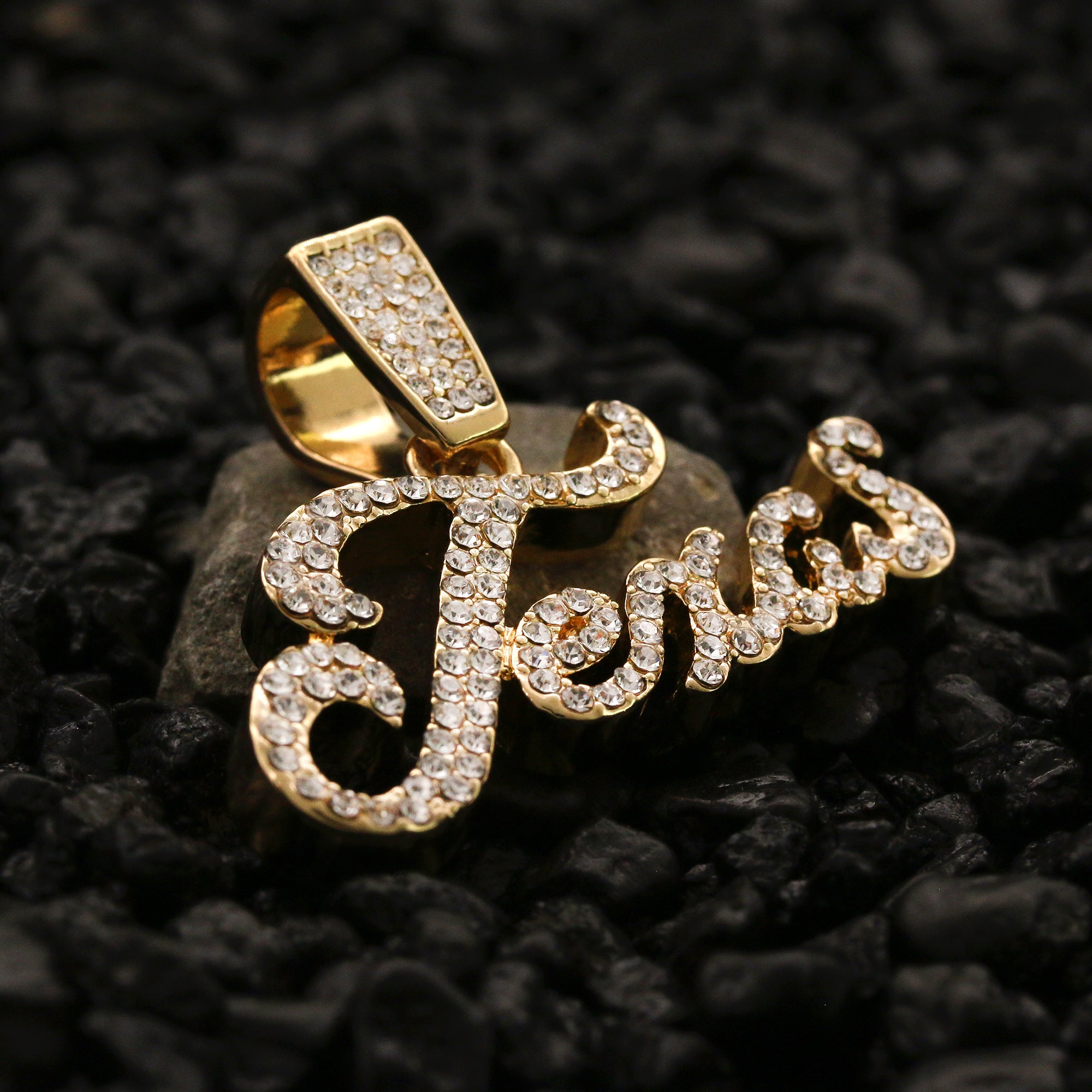 Cz Texas Pendant Rope Chain Men's Hip Hop 18k Cz Jewelry Necklace Choker