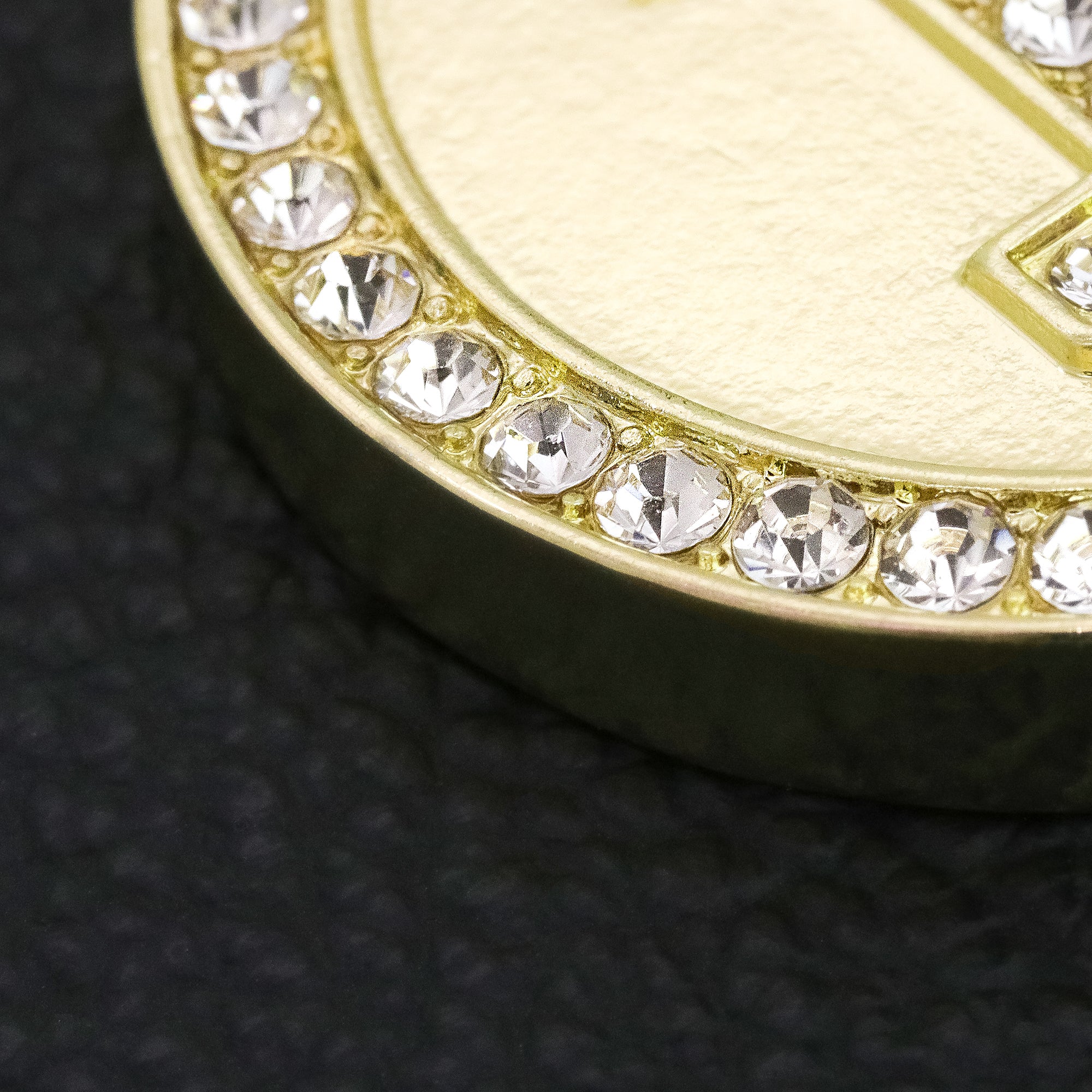 Hip Hop Iced Lab Diamond 18k Gold plated Bitcoin Medallion Pendant