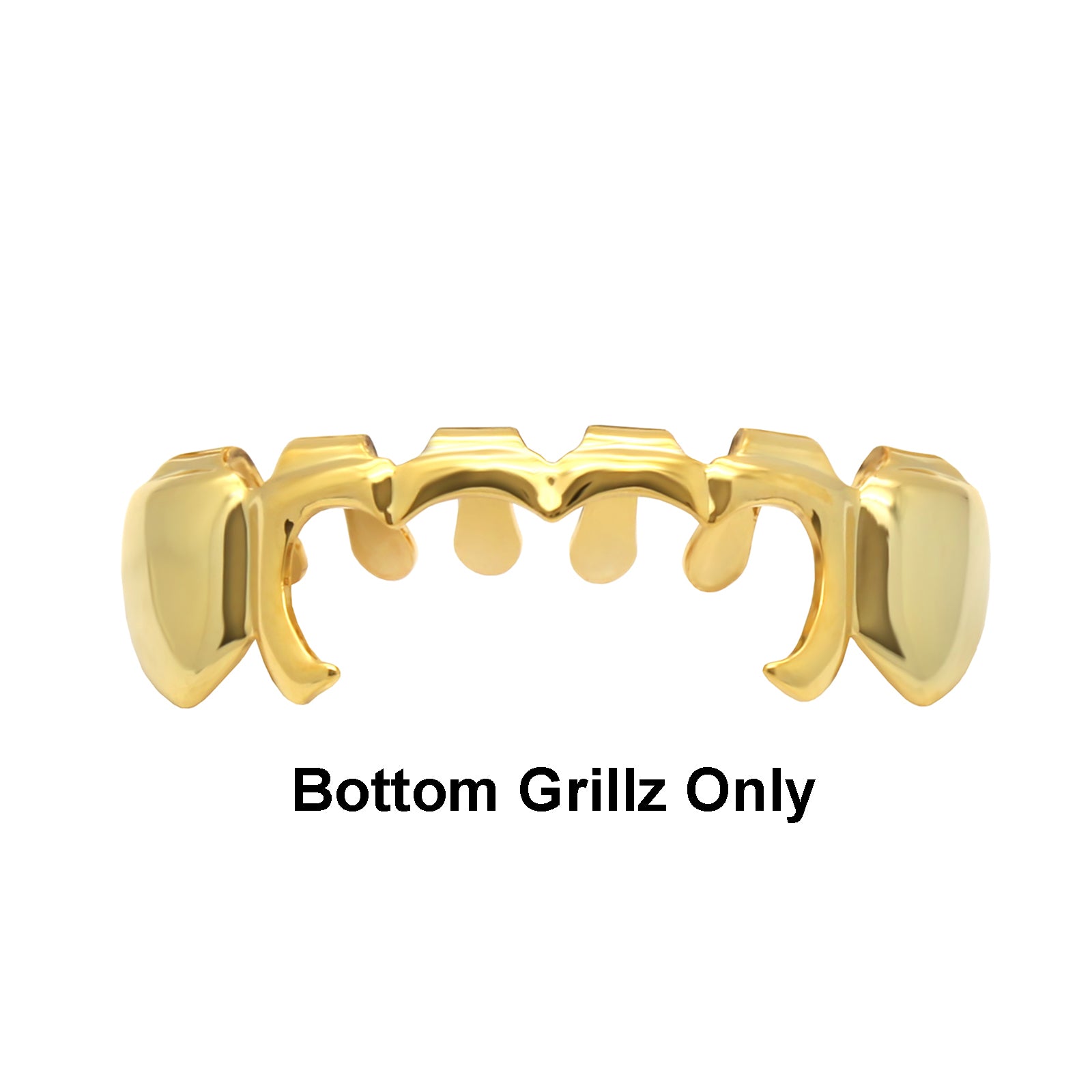 GRILLZ SET GOLD SICKLE PLAIN