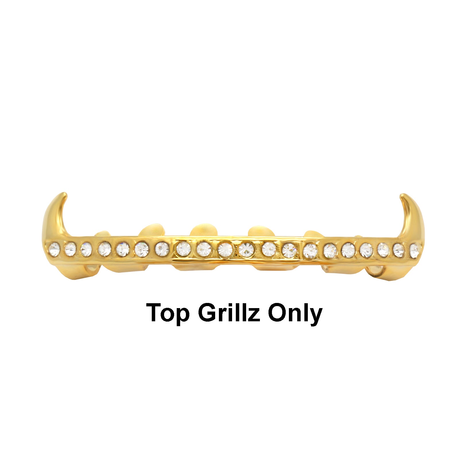 GRILLZ SET GOLD 1 ROW SLIM FANG