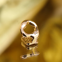 Single Tooth Iced 18k Gold Plated