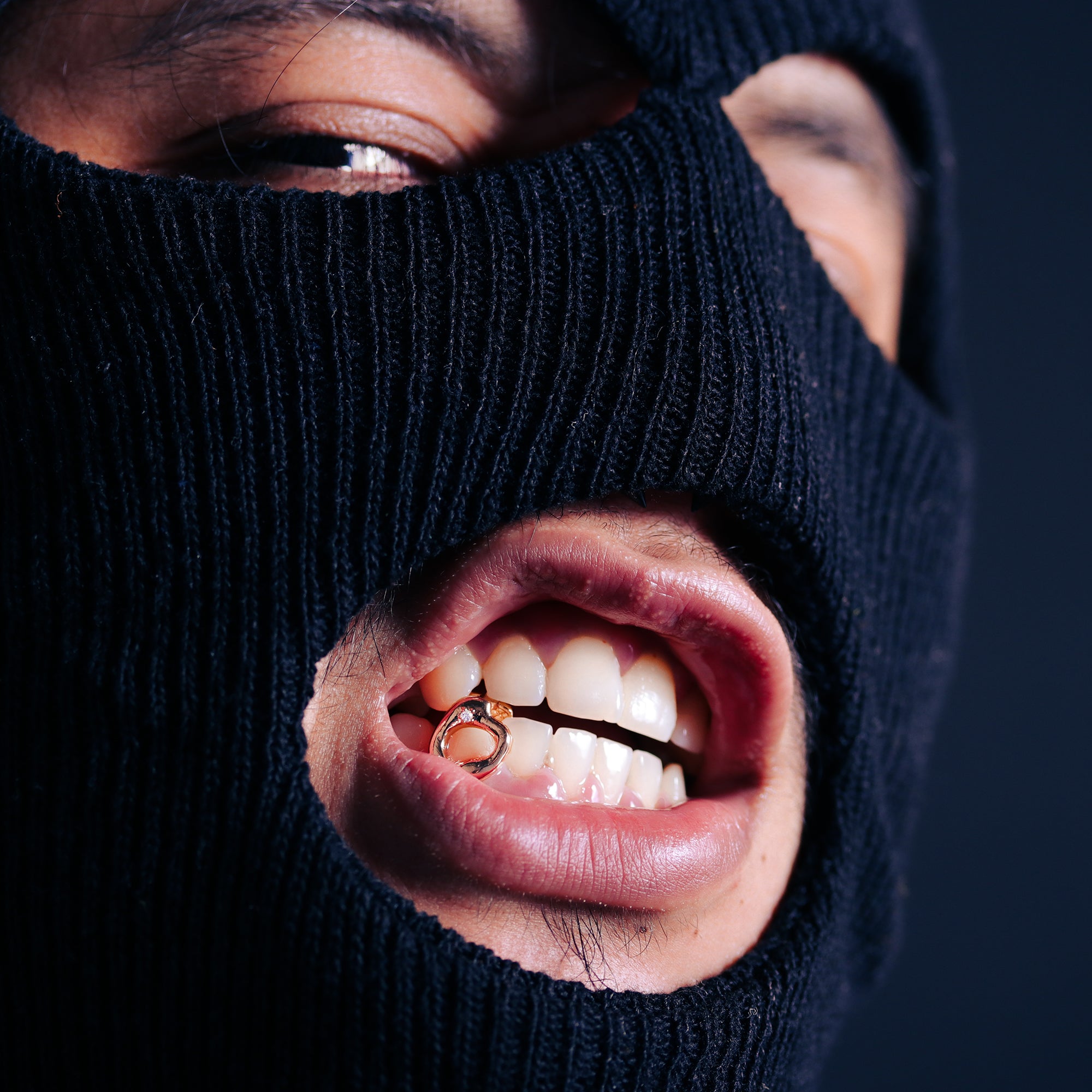 Single Tooth Iced 18k Gold Plated