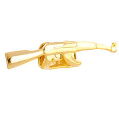 Ak-47 Two Single Tooth 18k Gold Plated