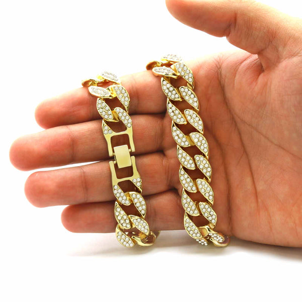 Cuban Chain | Fully Iced Out | BlingKingstar Jewelry – BlingKingStar