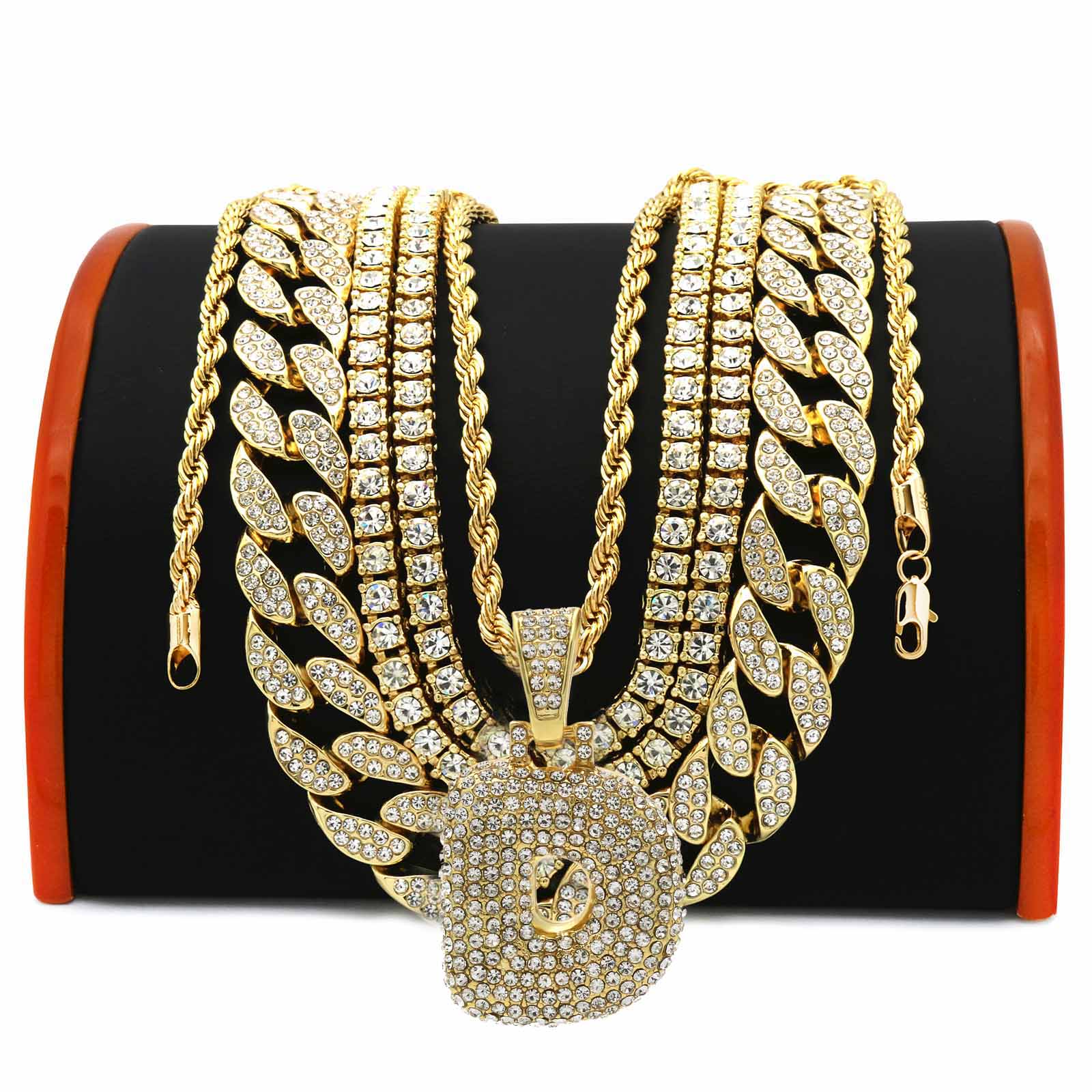 FULLY CUBAN CHAIN/TENNIS CHAIN Bundle-7