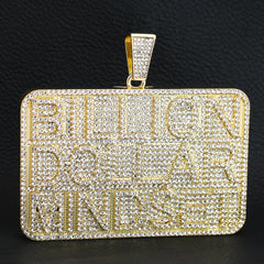 XXL 14K Billion Dollar Iced Pendant & 14mm Cuban Chain – 4" Bling