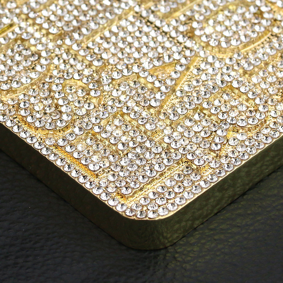 XXL Billion Dollar Pendant & Iced Cuban Chain – 16mm 18"-30" Gold Hip Hop Bling