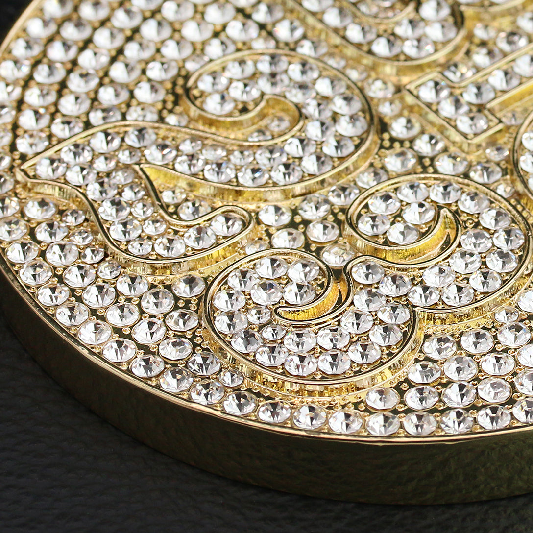 XXL Big #23 Pendant & Iced Cuban Chain – 16mm 18"-30" Gold Hip Hop Jewelry