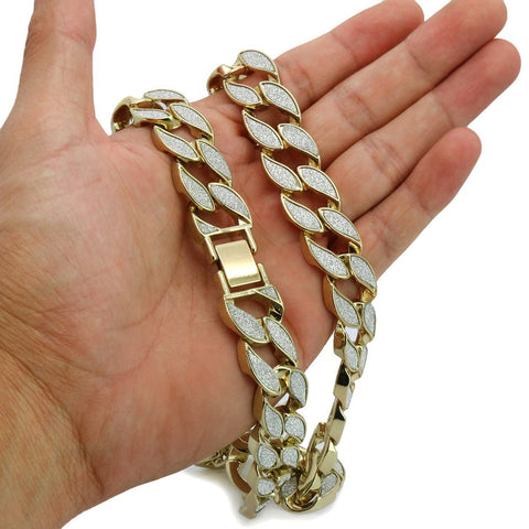 GOLD STARDUST CHAIN Cuban