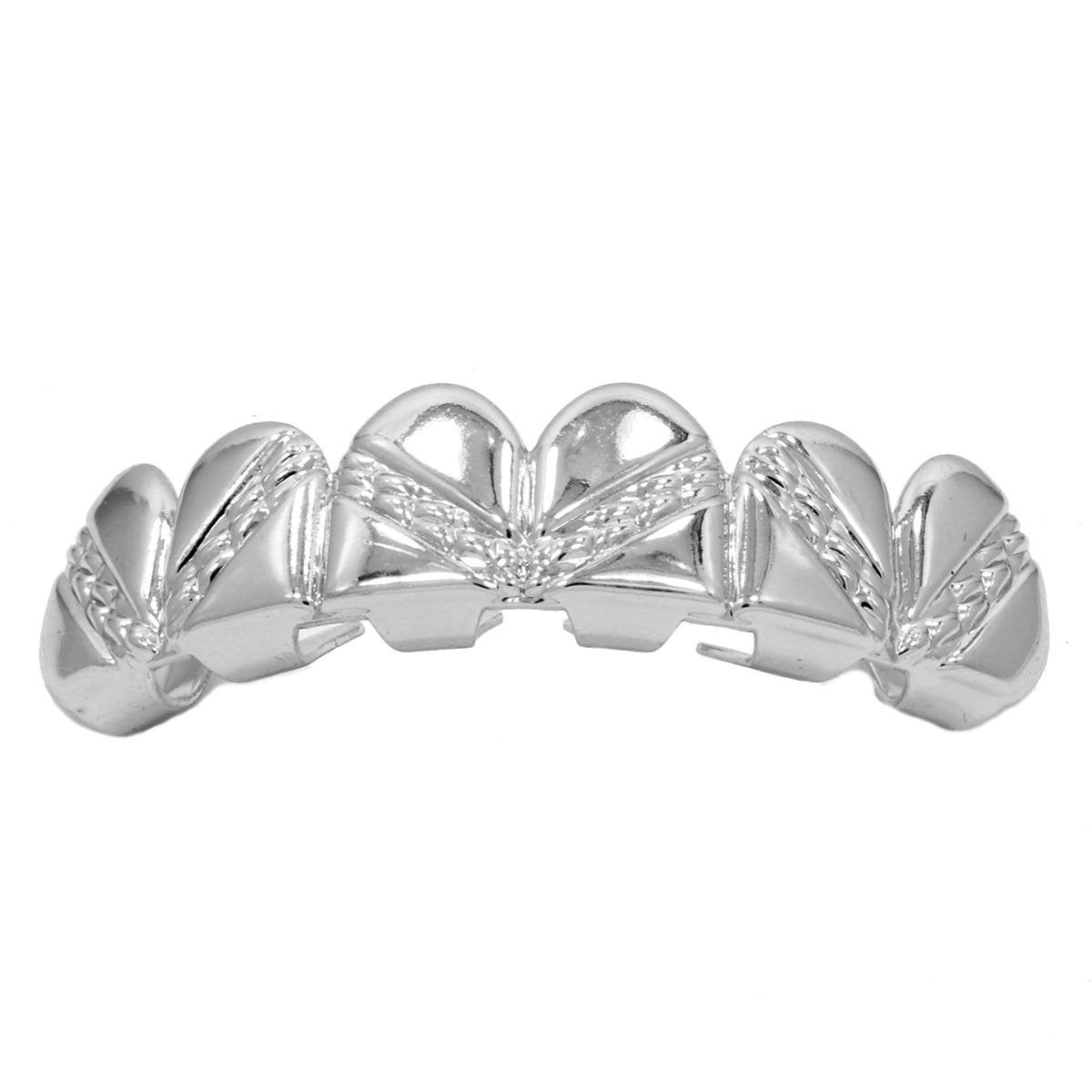SILVER TOP GRILLZ ZIG ZAG