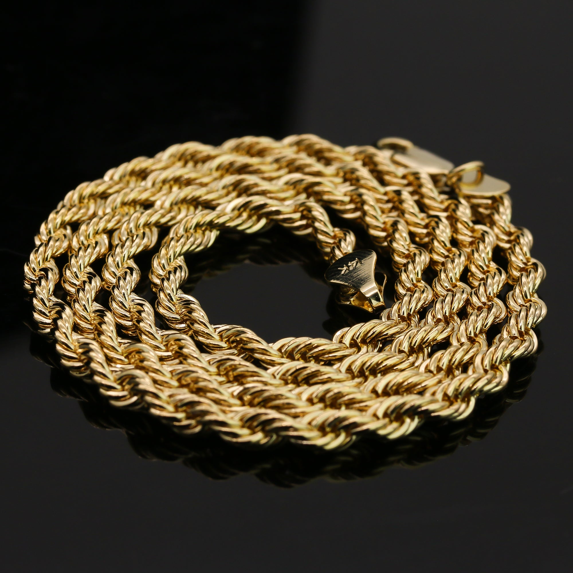 14k Gold Plated Hip-Hop Cz Crown CEO Pendant 20" Choker Rope Chain Necklace