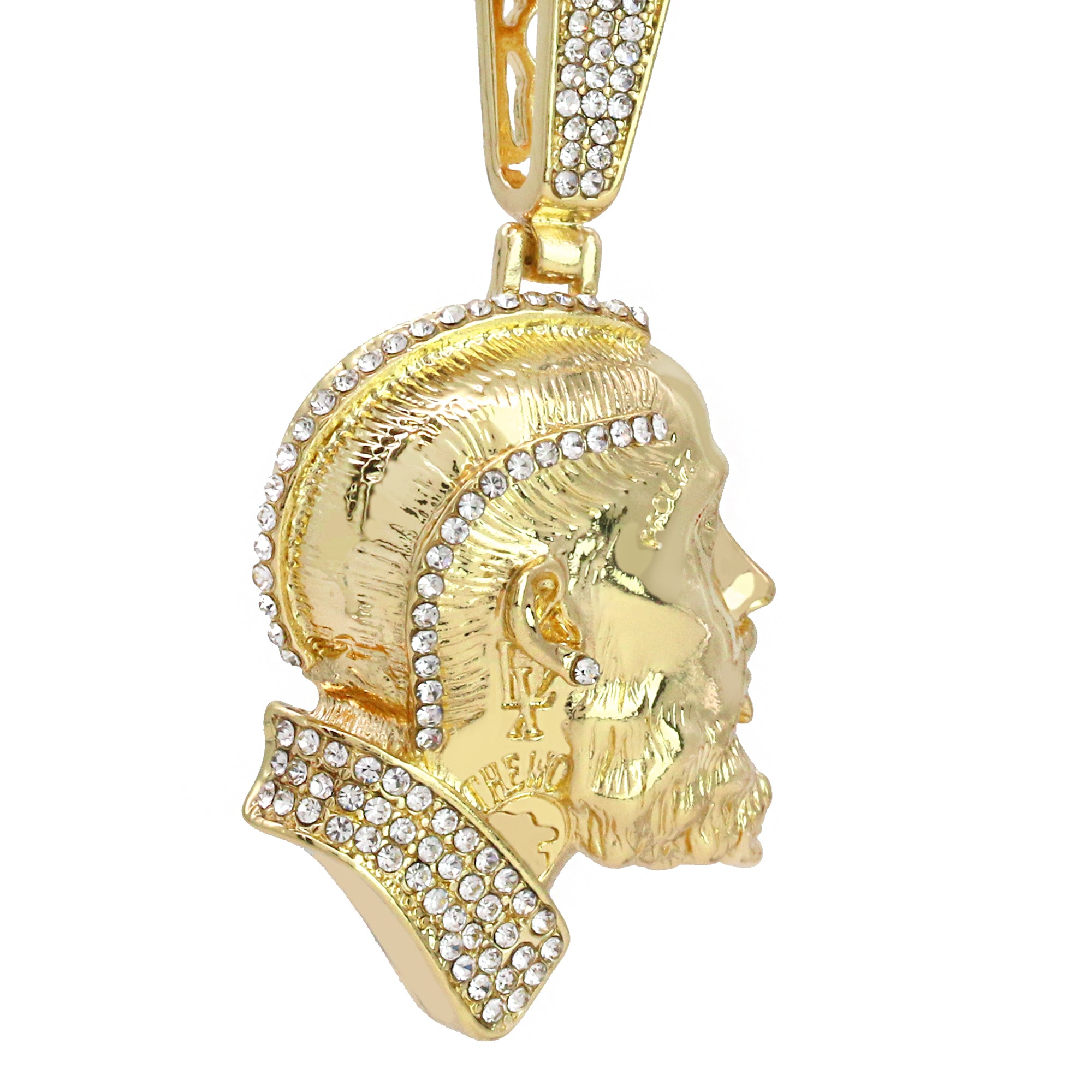 Iced Hussle Pendant Only Jewelry Hip Hop Style 18k Gold Plated