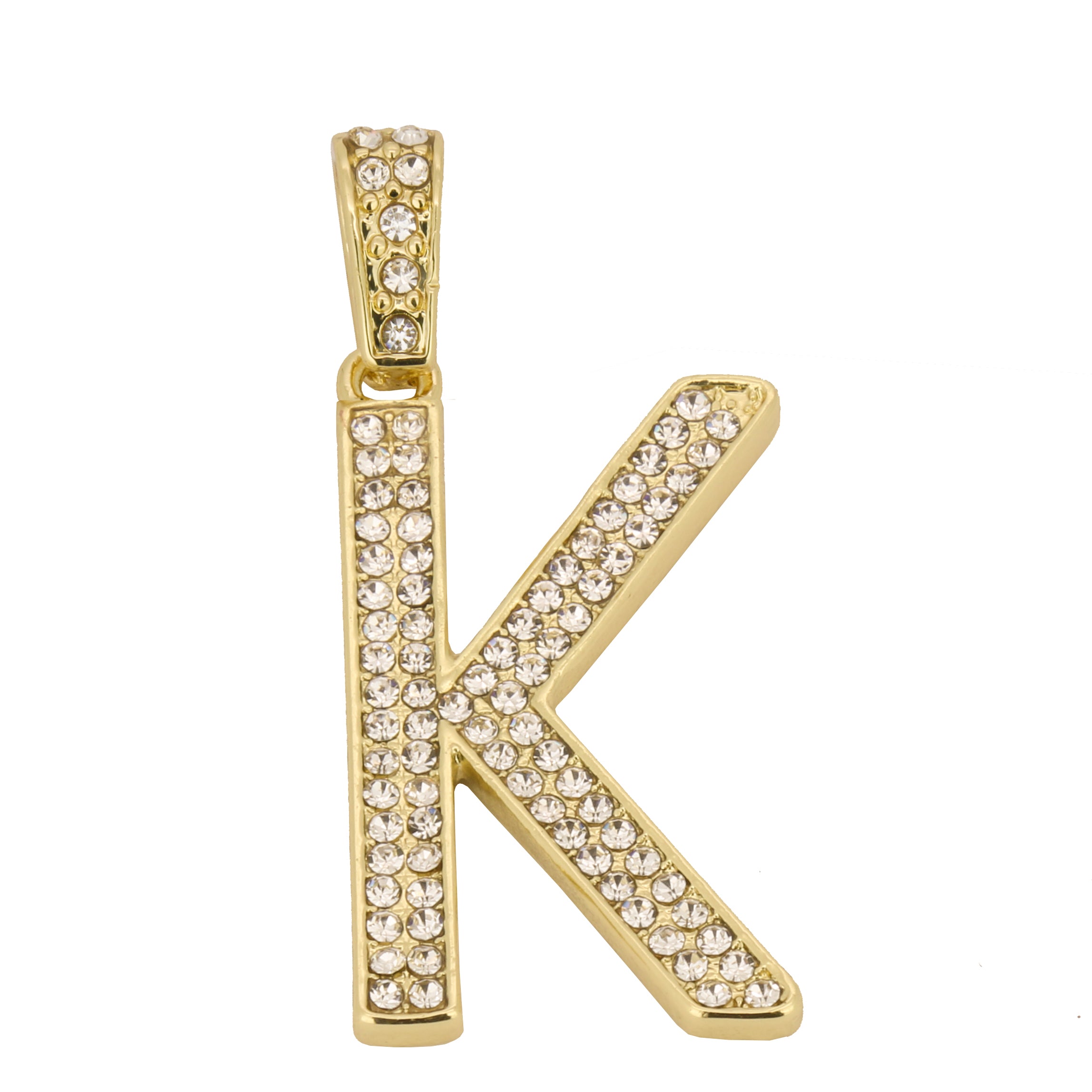 CUBAN CHAIN ALPHABET PENDANT A-Z