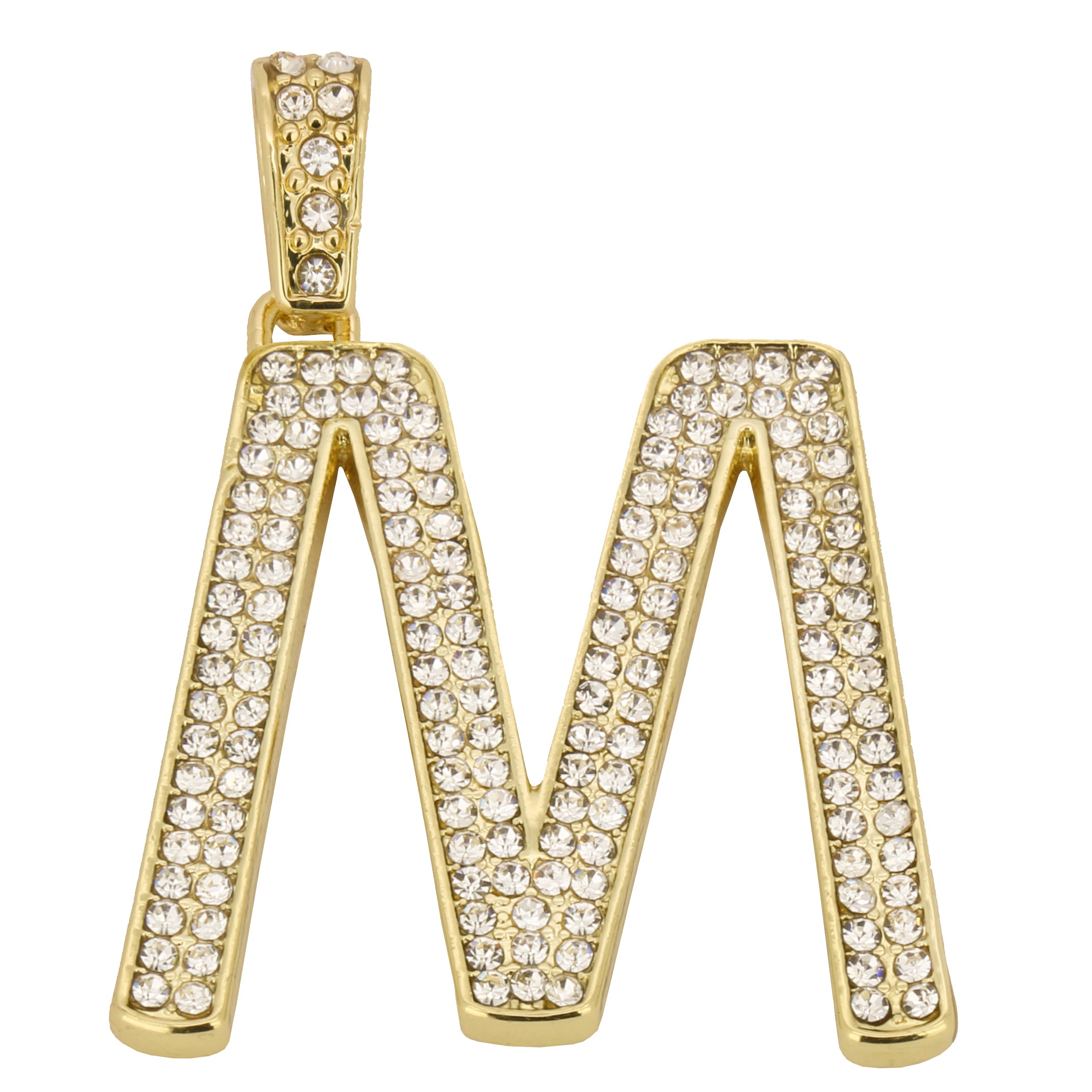 CUBAN CHAIN ALPHABET PENDANT A-Z