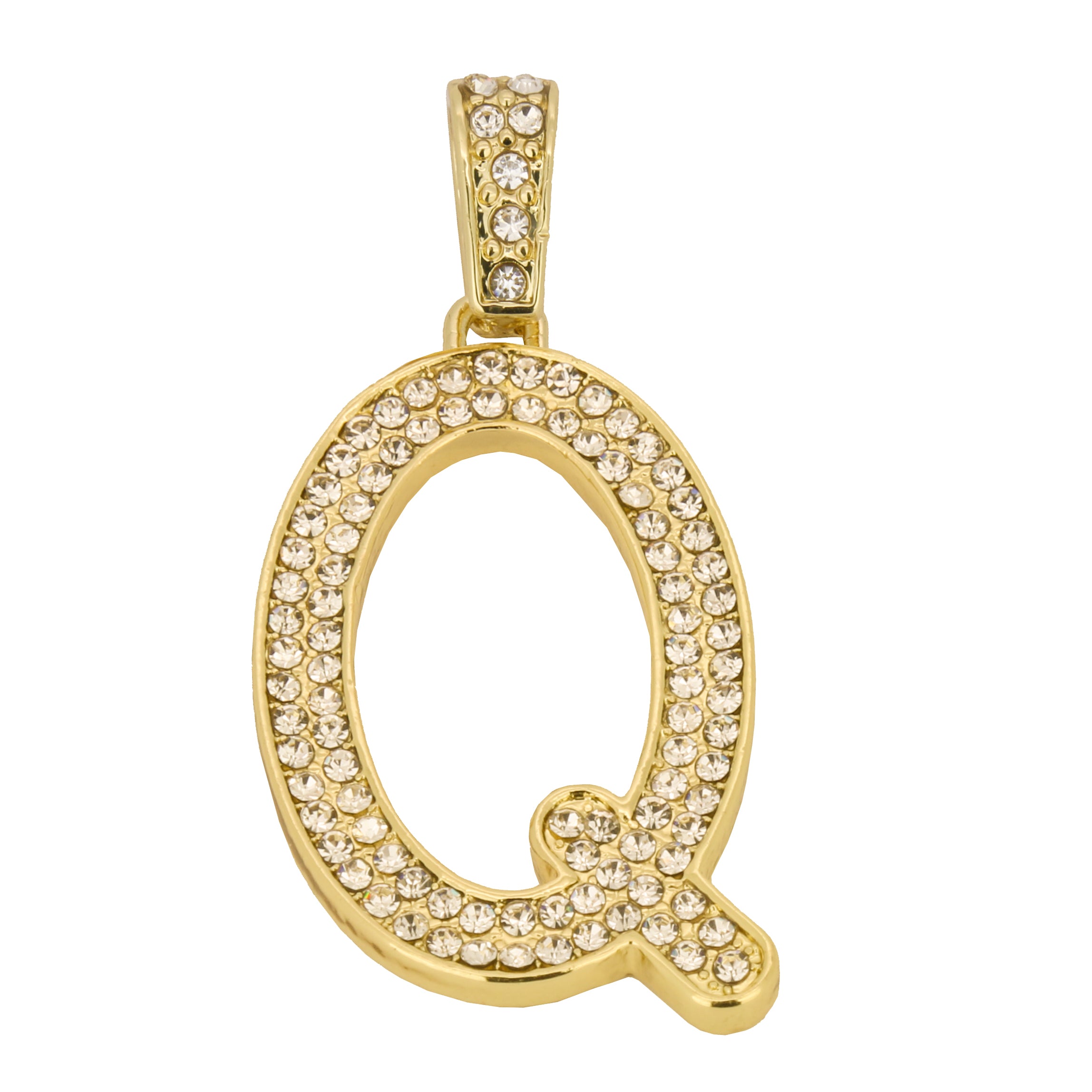CUBAN CHAIN ALPHABET PENDANT A-Z