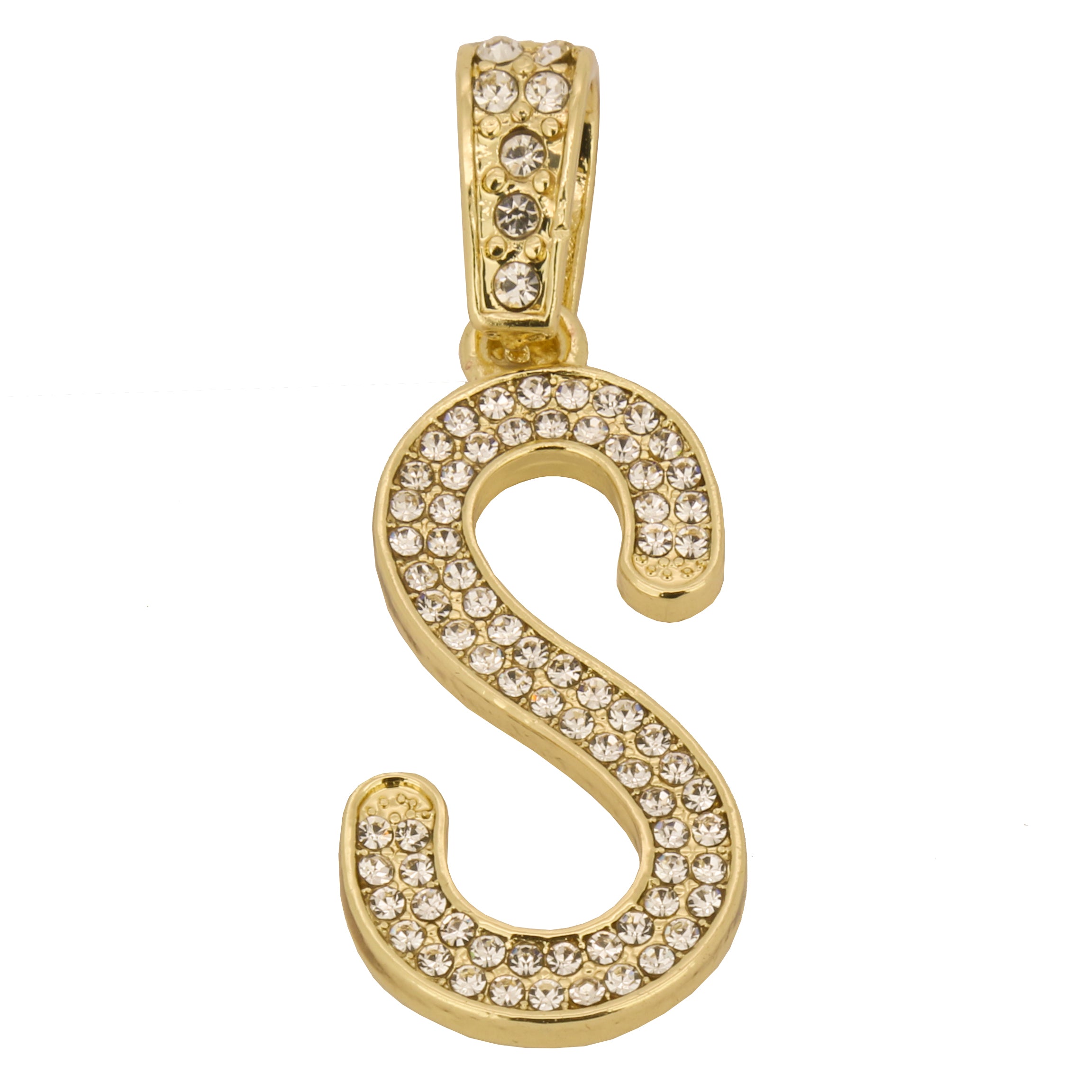 CUBAN CHAIN ALPHABET PENDANT A-Z