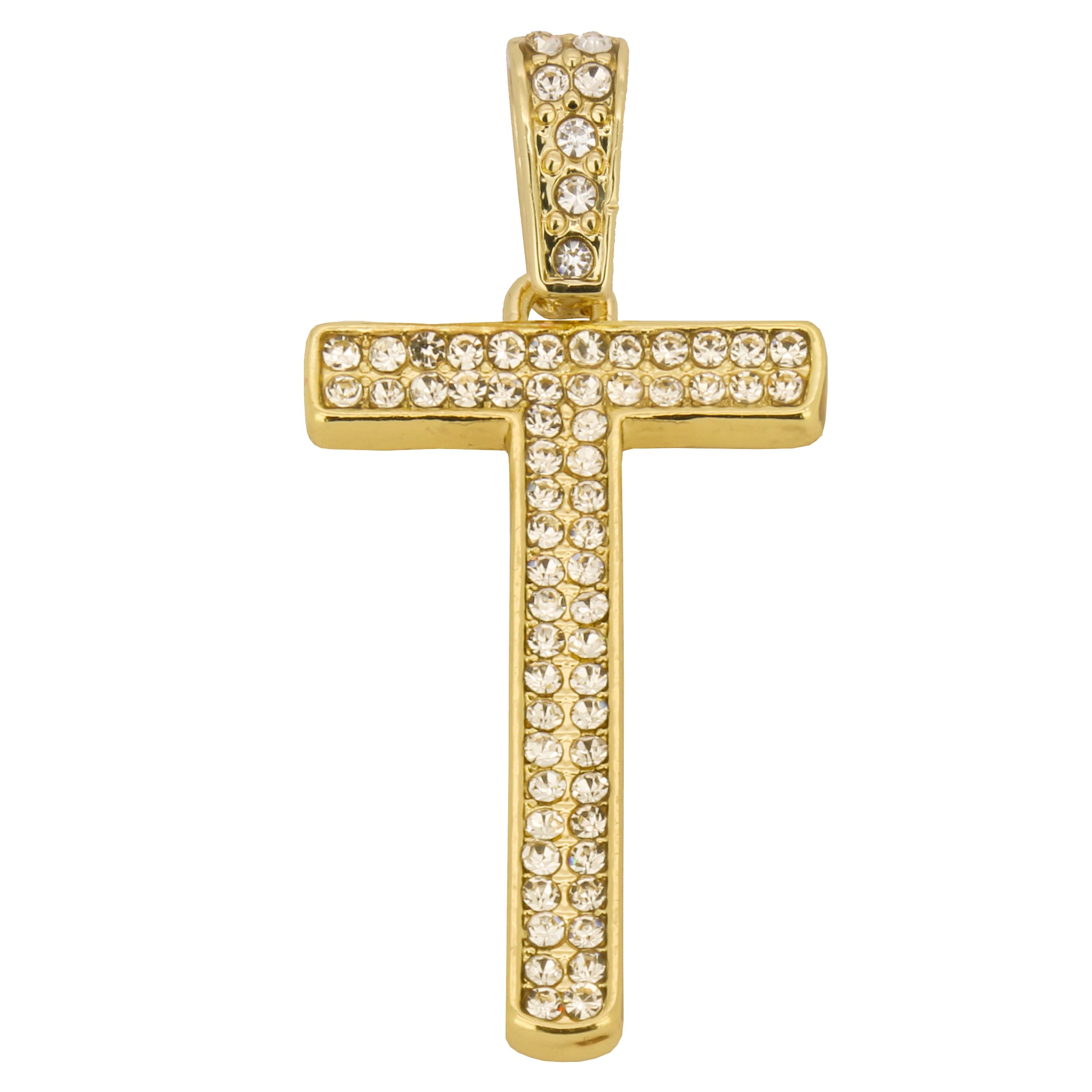 CUBAN CHAIN ALPHABET PENDANT A-Z