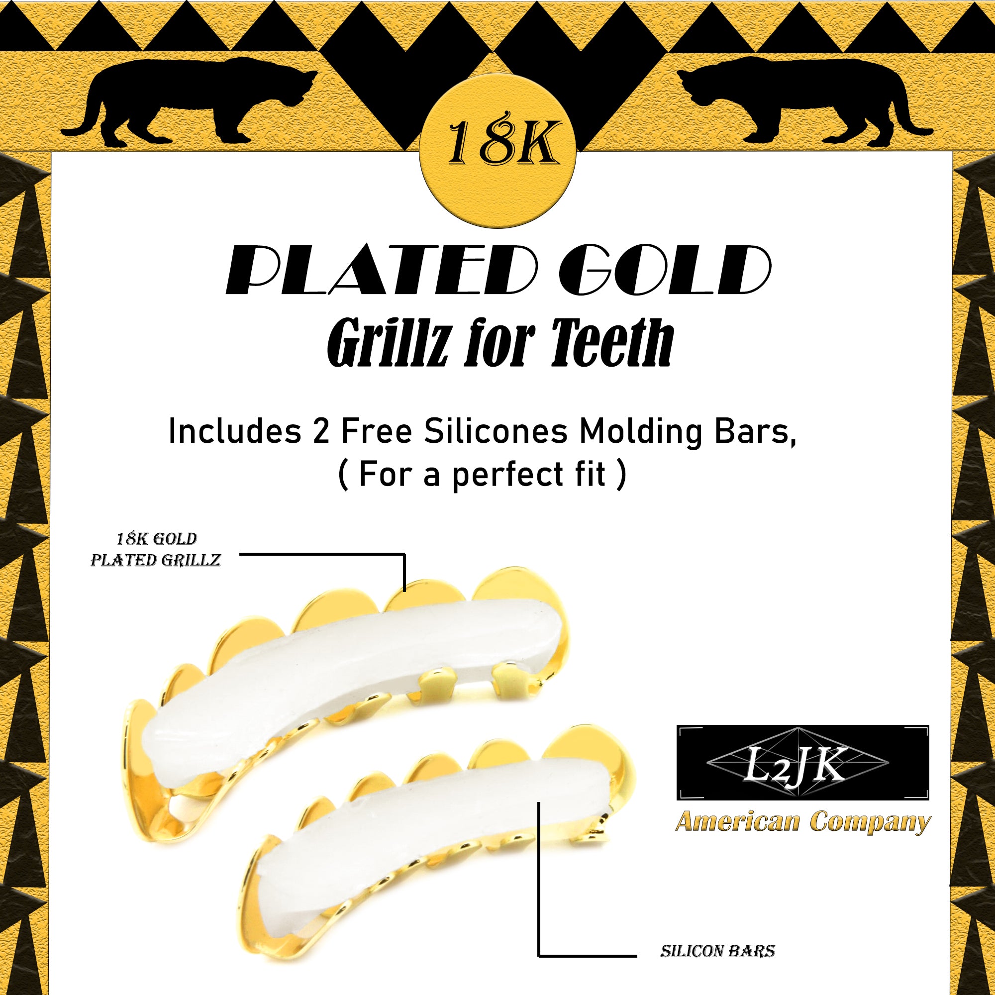 18k GOLD TOP & BOTTOM GRILLZ