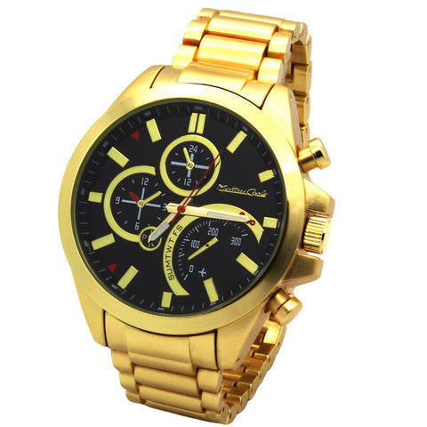 Gold MontresCarlo 3 Circle Metal Band