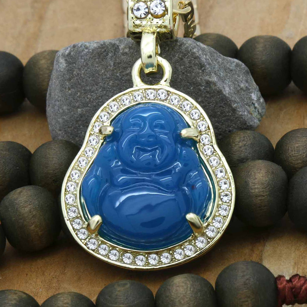 BUDDHA PENDANT ON GUCCI CHAIN